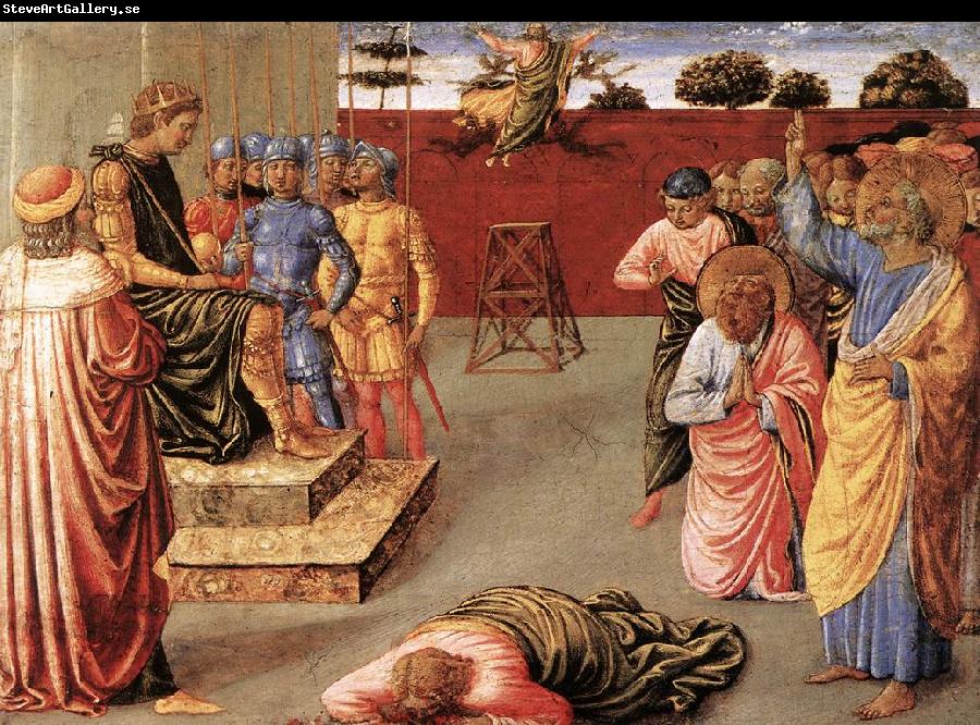 GOZZOLI, Benozzo Fall of Simon Magus dfg